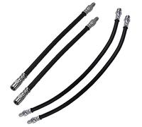 ATEC Germany 4x flexibles de frein avant longueur 385mm arrière longueur 308mm