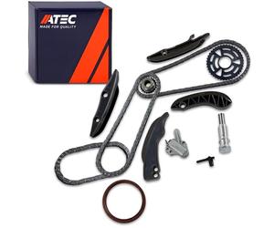 ATEC Germany Jeu de chaînes de distribution avec pignon, joints inclus Compatible avec BMW Série 1, Série 2, Série 3, Série 4, Série 5, X1, X3, X5, MINI, TOYOTA AURIS, AVENSIS, RAV 4, VERSO