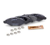 ATEC Germany Jeu de plaquettes de frein avant, plaquettes de frein avant, 4 pièces, Compatible avec PEUGEOT 206 bicorps (2A/C), 206 coffre, 206 SW (2E/K), 206 Van, 206+ (2L_, 2M_)