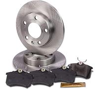 ATEC Germany Kit de freinage essieu arrière y compris disques de frein Ø 245 mm pleins + plaquettes de frein arrière Compatible avec AUDI A4 B6 (8E2), A4 B6 Avant (8E5), A4 B6 Cabriolet (8H7)