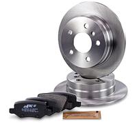 ATEC Germany Kit de freinage essieu arrière y compris disques de frein Ø 258 mm pleins + plaquettes de frein arrière Compatible avec MERCEDES-BENZ Classe A (W169), Classe B Sports Tourer (W245)
