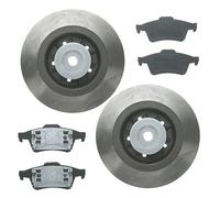 ATEC Germany Kit de freinage essieu arrière y compris disques de frein Ø 274 mm pleins + plaquettes de frein arrière y compris roulements de roue Compatible avec RENAULT LAGUNA (BG0/1_) (KG0/1_)