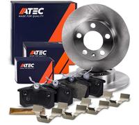 ATEC Germany Kit de freinage essieu arrière y compris disques de frein Ø | Compatible avec: AUDI A1, A1 Sportback, A2, A3, TT, TT Roadster, SEAT CORDOBA, IBIZA III, IBIZA IV, IBIZA IV SC, IBIZA IV ST