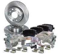 ATEC Germany Kit de freinage essieu arrière y compris disques de frein Ø | Compatible avec: AUDI A3, A3 Sportback, SEAT ALTEA, TOLEDO III, SKODA OCTAVIA II, OCTAVIA II Combi, SUPERB II