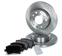 ATEC Germany Kit de freinage essieu arrière y compris disques de frein Ø | Compatible avec: AUDI A3, A3 Sportback, SEAT ALTEA, TOLEDO III, SKODA OCTAVIA II, OCTAVIA II Combi, SUPERB II
