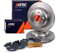 ATEC Germany Kit de freinage essieu arrière y compris disques de frein Ø | Compatible avec: BMW 5, 5 Touring