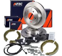ATEC Germany Kit de freinage essieu arrière y compris disques de frein Ø | Compatible avec: BMW X1