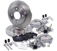 ATEC Germany Kit de freinage essieu arrière y compris disques de frein Ø | Compatible avec: MITSUBISHI COLT VI, SMART FORFOUR