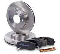 ATEC Germany Kit de freinage essieu avant y compris disques de frein Ø 241 mm ventilés + plaquettes de frein avant Compatible avec HYUNDAI i10 I (PA), KIA PICANTO I (SA)