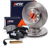 ATEC Germany Kit de freinage essieu avant y compris disques de frein Ø 288 mm ventilés + plaquettes de frein avant