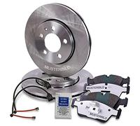 ATEC Germany Kit de freinage essieu avant y compris disques de frein Ø 296 mm ventilés + plaquettes de frein avant Compatible avec OPEL OMEGA B (V94), OMEGA B Caravan (V94)