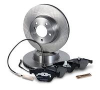 ATEC Germany Kit de freinage essieu avant y compris disques de frein Ø 324 mm ventilés + plaquettes de frein avant Compatible avec BMW Série 5 (E60), 5 Touring (E61), 6 (E63), 6 Cabriolet (E64)