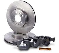 ATEC Germany Kit de freinage essieu avant y compris disques de frein Ø 332 mm ventilés + plaquettes de frein avant Compatible avec BMW X3 (E83), X5 (E53)