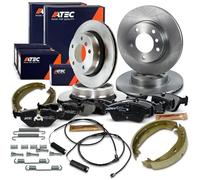 ATEC Germany Kit de freinage incluant disques de frein avant Ø 286 mm | Compatible avec: BMW 3, 3 Cabriolet, 3 Coupe, 3 Touring