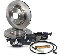 ATEC Germany Kit de freinage incluant disques de frein avant Ø 288 mm ventilés + arrière Ø 245 mm pleins + plaquettes de frein avant arrière Compatible avec AUDI A4 B6 (8E2), A4 B6 Avant (8E5)