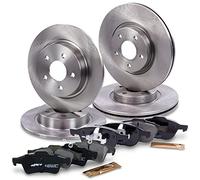 ATEC Germany Kit de freinage incluant disques de frein avant Ø 300 mm ventilés + arrière Ø 280 mm pleins + plaquettes de frein avant arrière