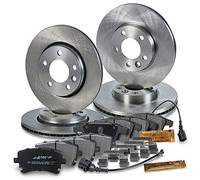 ATEC Germany Kit de freinage incluant disques de frein avant Ø 308 mm ventilés + arrière Ø 294 mm ventilés + plaquettes de frein avant arrière Compatible avec VW MULTIVAN T5 T6 TRANSPORTER T5 T6 CARA