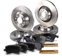 ATEC Germany Kit de freinage incluant disques de frein avant Ø 347 mm ventilés + arrière Ø 310 mm pleins + plaquettes de frein avant arrière Compatible avec AUDI A6 C6 (4F2), A6 C6 Avant (4F5)