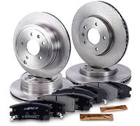 ATEC Germany Kit de freinage incluant disques de frein avant ¯ 296 mm ventilŽs + disques de frein arri re ¯ 303 mm ventilŽs + plaquettes de frein avant arri re Compatible avec CHEVROLET CAPTIVA (C100