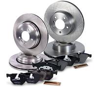 ATEC Germany Kit de freinage incluant disques de frein avant ¯ 324 mm ventilŽs + disques de frein arri re ¯ 320 mm ventilŽs + plaquettes de frein avant arri re Compatible avec BMW SŽrie 5 (E60), 5 To