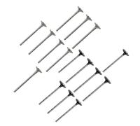 ATEC Germany set de soupapes incl. 8x Soupapes d'admission + 8x Soupapes | Compatible avec: DACIA DUSTER, LOGAN, LOGAN MCV, NISSAN KUBISTAR Großraumlimousine, KUBISTAR Kasten, RENAULT CLIO II