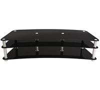 Ateca – Meuble TV Simply Wave 1400 – Jusqu'à 39 kg – Noir