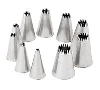 Ateco 870 - French Star Pastry Tips Set (860-869) by Ateco