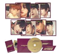 ATEEZ - ATEEZ - 10th Mini Album [GOLDEN HOUR : Part.1] (Digipack Ver. - Random Ver.) Cover + Photobook + Disc + Logo Sticker + Bookmark + Slide Film + Photocard + 2 Pin Badges + 4 Extra Photocards