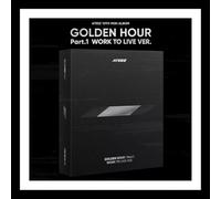 ATEEZ - ATEEZ GOLDEN HOUR : PART.1 10th Mini Album (WORK TO LIVE Ver. + Gift Card) K-POP SEALED