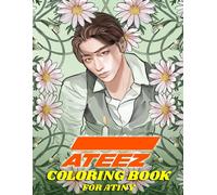 Ateez Coloring Book For Atiny