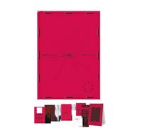 ATEEZ Golden Hour Part.2 Mini album [Diary POCA Ver.] QR + 2 cartes photo + carte d'image + autocollant (IOMT)