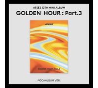 ATEEZ GOLDEN HOUR : PART.3 12th Mini Album POCA Ver/QR+Stand+2Sticker+4Card+GIFT