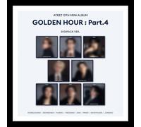 ATEEZ - (Random.) ATEEZ GOLDEN HOUR:PART.4 13th Mini Album DIGIPACK Ver/CD+Book+Card+Poster+GIFT