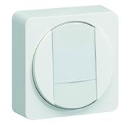 ateha Interrupteur ou poussoir à fermeture porte-étiquette complet - HAGER WJC025B