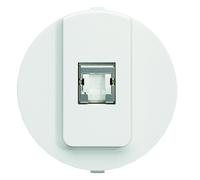 ateha prise RJ45 catégorie 6a pour Grade 3 TV associable - HAGER WJA228B