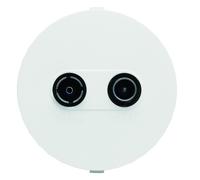 ateha Prise TV + FM directe associable - HAGER WJA253B