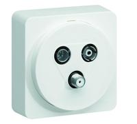 ateha prise TV FM SAT 1 câble complet - HAGER WJC256B