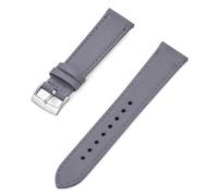 Ateldooly Bracelet de montre en toile à voile étanche, 18mm, 20mm, 22mm, à dégagement rapide, en Nylon, Bracelet de sport, Gris-argent, 18mm