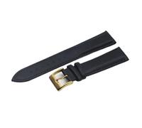 Ateldooly Bracelets de montre en cuir de veau, remplacement de bracelets de montre-bracelet 18mm 20mm 22mm, accessoires de montre pour hommes et femmes, bracelet de montre souple, Noir-g, 18mm