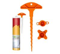 Atelier Bouchon - Mastic 2 Pièces | Bouchon pour Tube de Mastic avec Dégorgement Couvercles Outil Protecteur Étanche Hygiénique Réutilisable pour Économiser Prolonger Colle Silicone Maison
