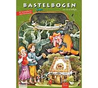 ATELIER COLOR Hansel et Gretel du conte des frères Grimm maison de la sorcière bricolage enfants à partir de 6 ans à découper kit 3D jouets en papier modèle kit
