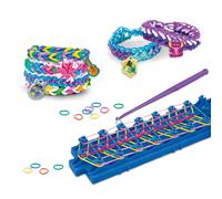Lexibook, Atelier de Bracelets Élastiques Stitch Cra-Z-Loom, Blue, CRLOOM9D