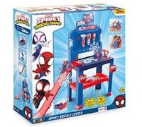 Smoby Établi Spidey Bricolo – 90 accessoires, voiture à assembler – Dès 3 ans