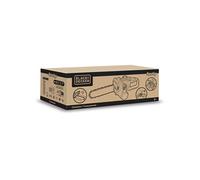 Smoby - Black+Decker - Tronçonneuse électronique - Jouet Bricolage Enfant - Sons et Lumières - Piles Non Incluses - A Partir de 3 Ans