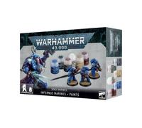 ATELIER DE JEUX - WARHAMMER 40.000 - SPACE MARINES : ENSEMBLE MARINES INFERNU...