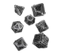 Atelier de Q qwomct35 - Metal Call of Cthulhu Dice Lot de 7 dés