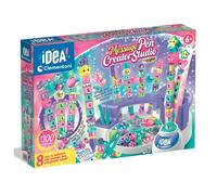 Clementoni The Message Pens - Personnalisez les stylos colorés avec perles, autocollants et lettres pour enfants de 6 ans et plus