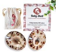 Atelier Français 100% Natural Mother Of Pearl Nursing Shells-Care CrevassesSize Medium