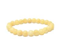 ATELIER LA TROUVAILLE, Bracelet en Aragonite Jaune, Pierre Naturelle, Bracelet Femme ou Homme, cadeau, Cadeau Anniversaire Femme et Homme Bien-être