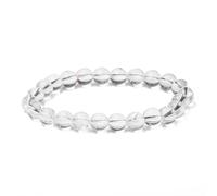 ATELIER LA TROUVAILLE Bracelet en Cristal de roche Pierre Naturelle Pierres fines et Précieuses Bracelet Femme Homme Cadeau Anniversaire Bien-être